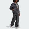adidas Originals Premium Essentials Coupe-vent en nylon à col montant et manches longues zippé pour femme Vêtement d'extérieur Noir IT6726