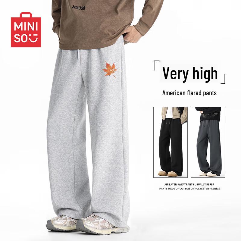

MINISO Men s American Style Flare Casual Pants 2XL