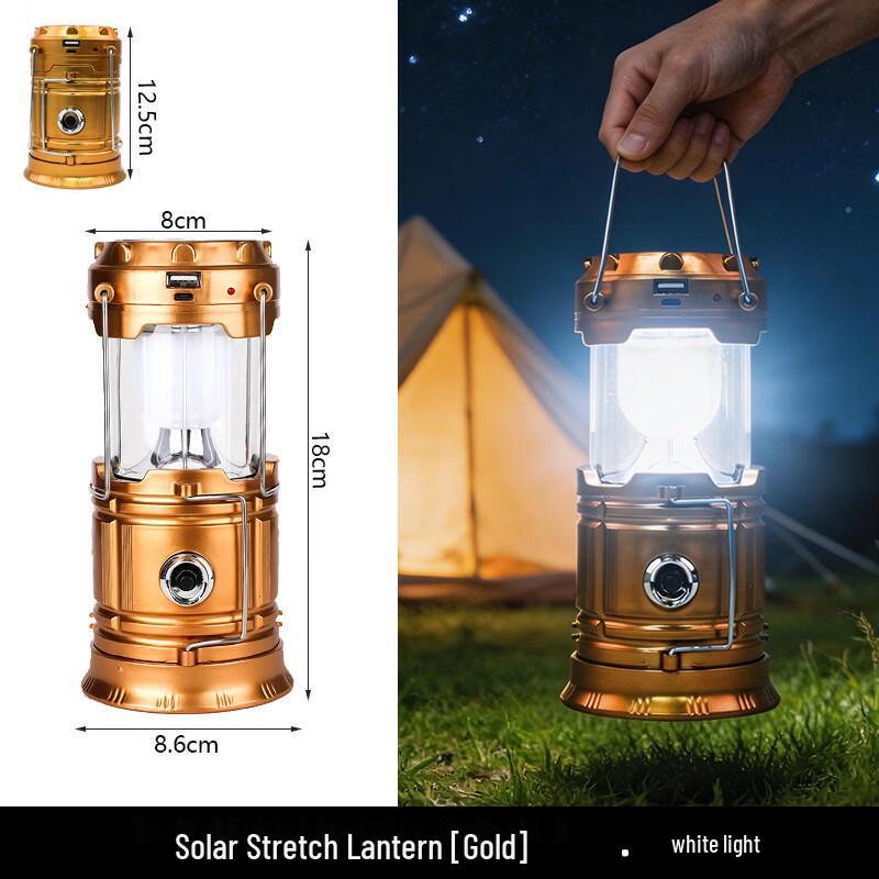 Portable Solar LED Camping Lantern