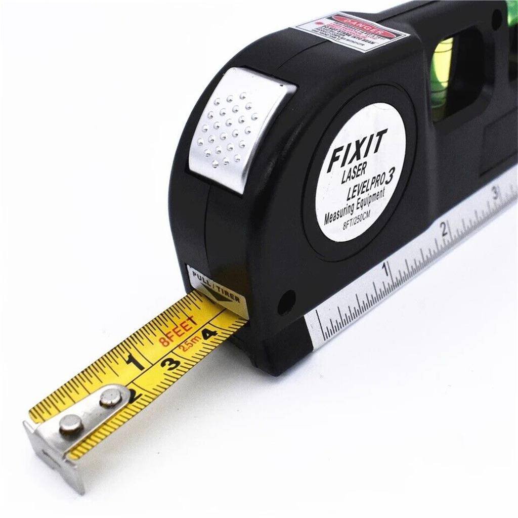 Multifunctional Level Vertical Horizon Measuring Tape Aligner Precise Measurement Metric Rulers