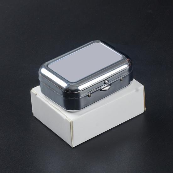 Portable Ashtray Outdoor with Built-in Holder Metal Travel Camping Hiking Pocket