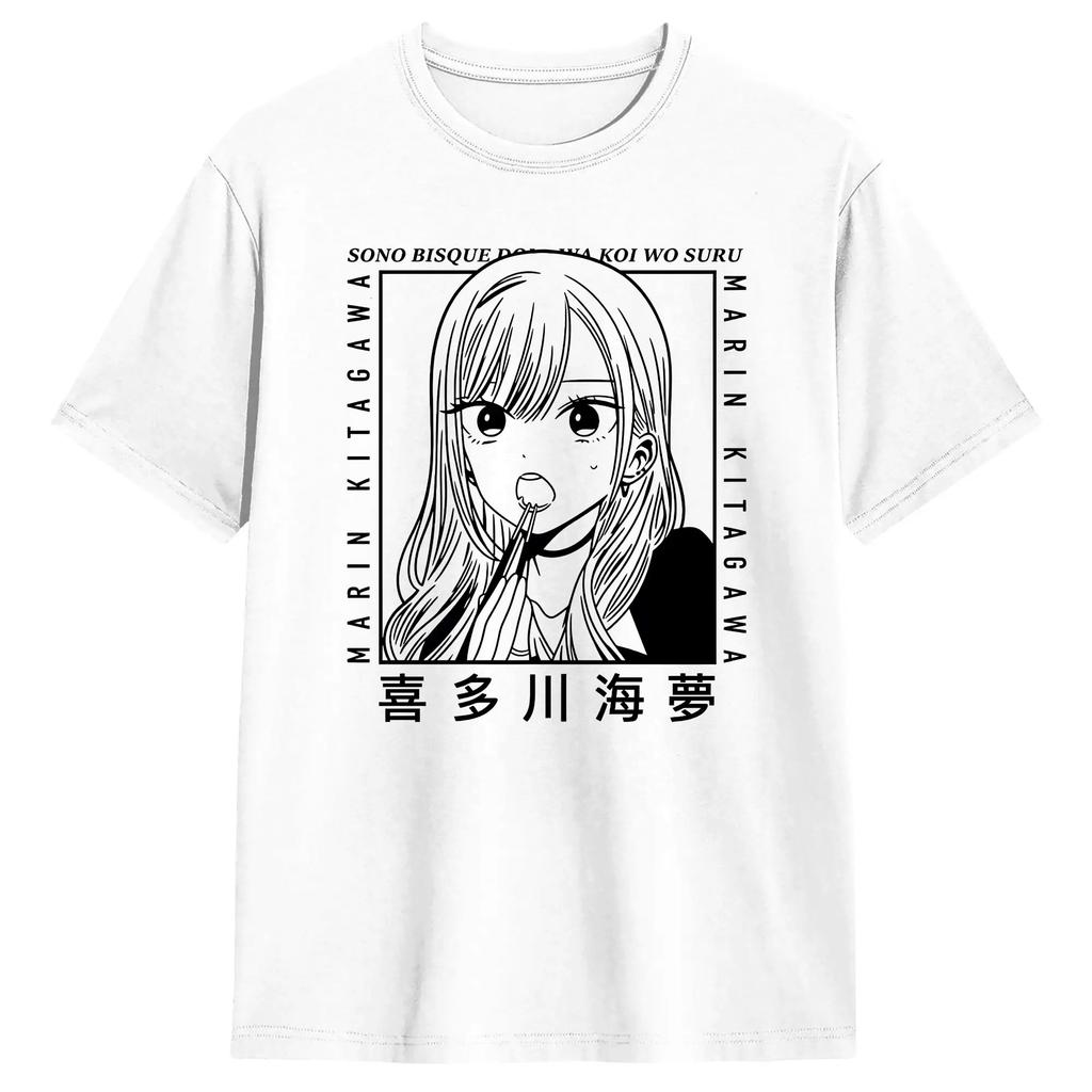 Kitagawa Marin TShirts Unisex Awesome Pure Cotton Tees O Neck Short Sleeve T Shirts Graphic Printed Tops