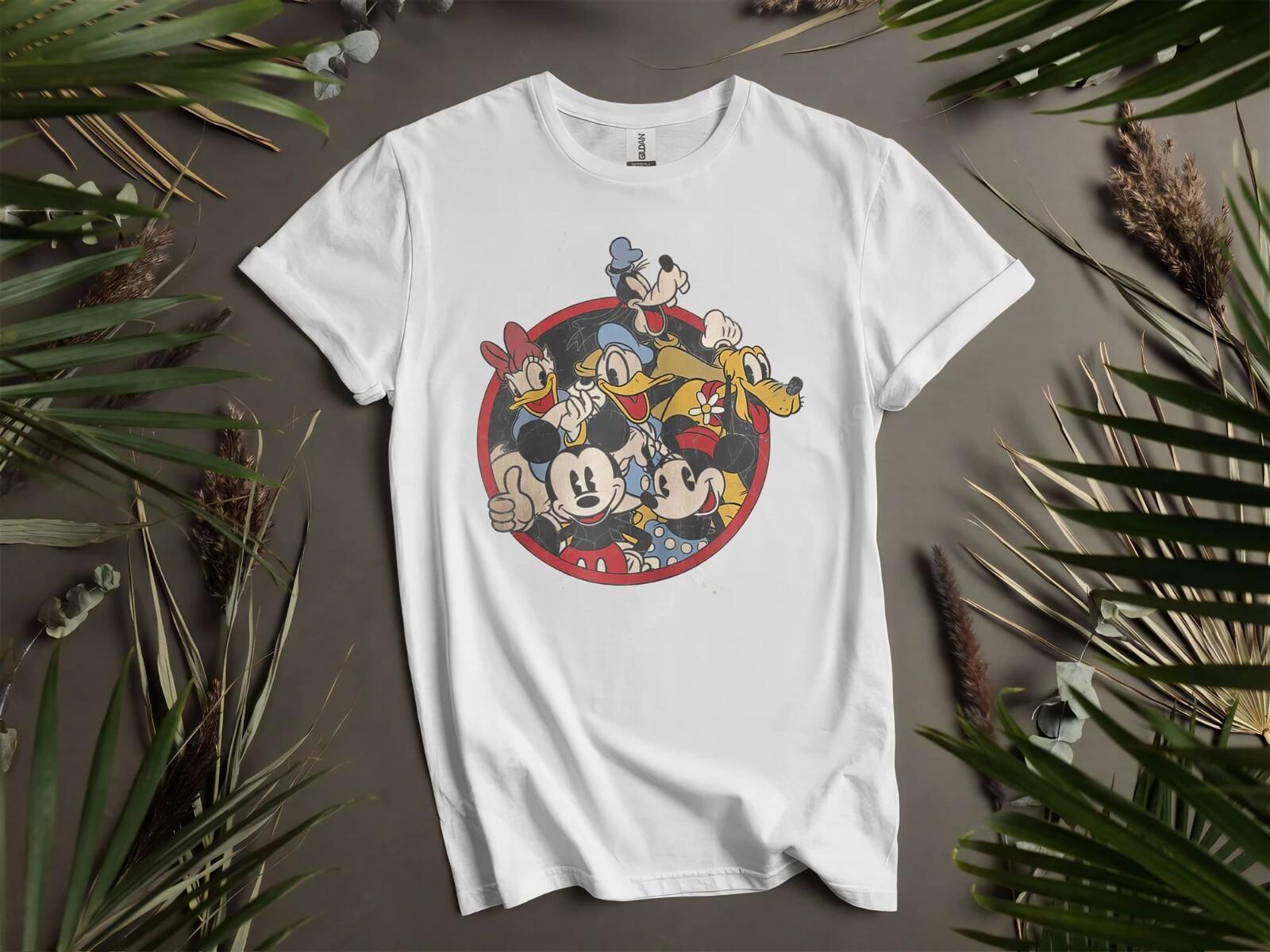 Disney Mickey And Friends Classic T-shirt T shirt Men Women Unisex Tshirt K232 M