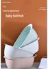 Large Oval Thickened Plastic Washbasin - Baby & Children's Bath or Laundry