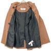 COACH F86434 Brown Lambskin Leather Belted Medium Coat coat XS BrownUsed