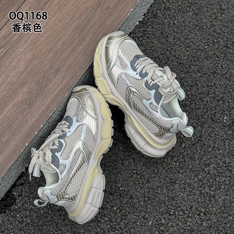 Daddy shoes red spring and autumn new lace-up ins trendy casual European super fire sports shoes