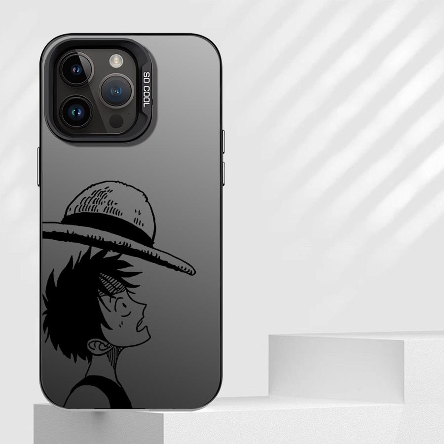 Phone Case for iPhone 16e 11 12 13 Pro Max 14 15 16 Plus Soft Cover One Piece Luffy Of The Straw Hat