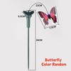 Mariposa Solar Batiente Decoración Exterior Ahorro de Energía Adorno Dinámico Realista para Decoración de Hogar, Patio, Jardín, Césped, Camino