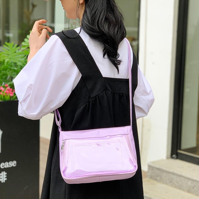 ins Japanese Versatile Soft Sister Versatile JK Uniform Student Lolita II Female Mori One Shoulder Crossbody Pain Bag