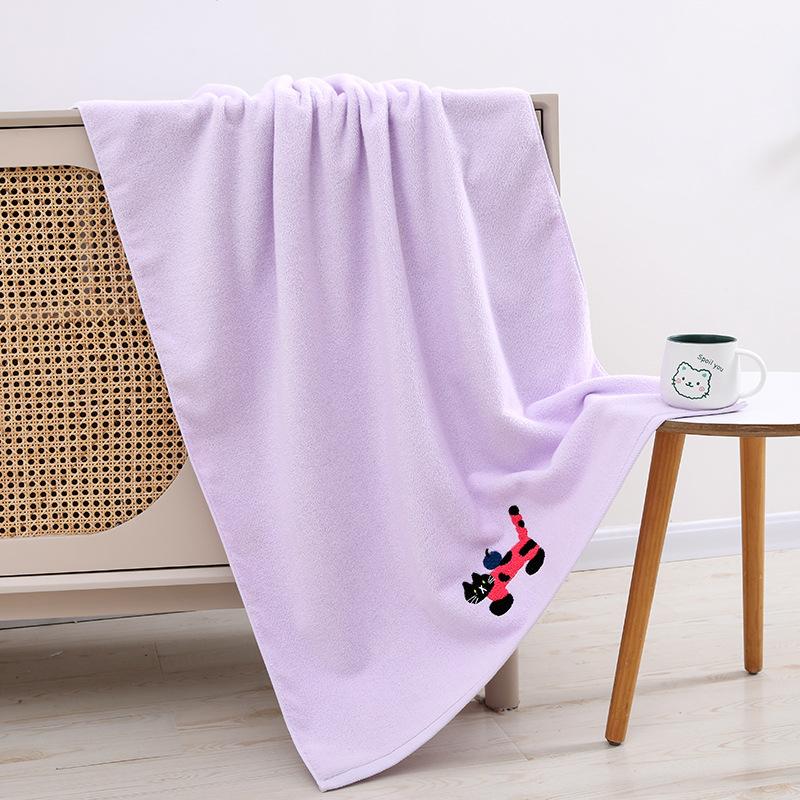 Pure Cotton Bath Towel for Household Use, Made of Absorbent and Thickened Cotton, with All Cotton Bath Towel Added