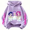 Cute Cartoon Huntrx Mira Rumi Zoey Kids HoTeen Girlsodie Hip Hop Long Sleeve Girls Boys Cute Princess Style Pullover Sweatshirt