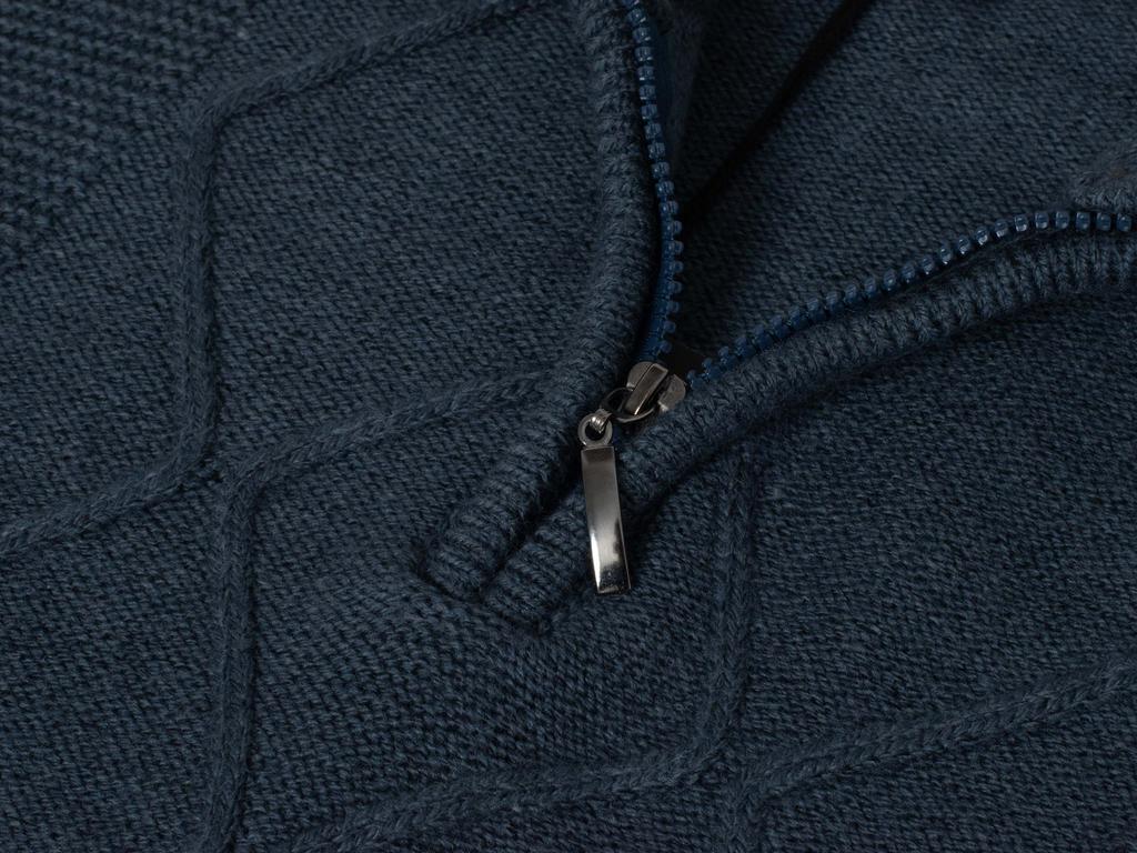 Men' Turtleneck Sweater - 8157 Indigo