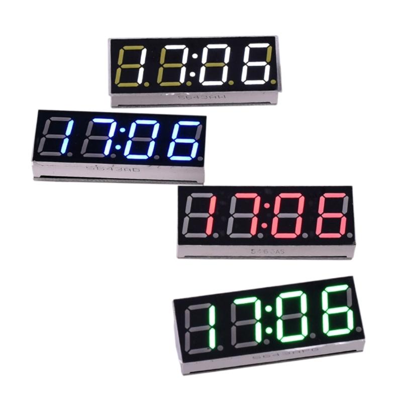 WiFi-Zeitgeber-Uhr-Modul 0,56'' LED-Anzeige Automatische Zeitmessung Digitalröhren-Elektronikuhren-Bausatz USB 5V Röhrenuhr
