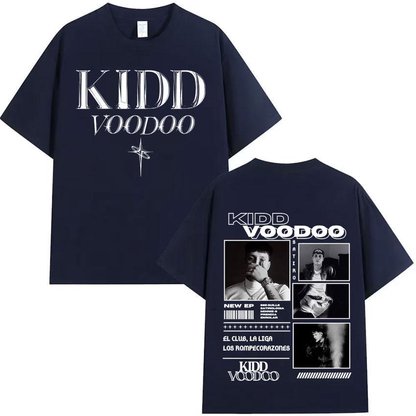 Rapper Kidd Voodoo Satiro Tour Harajuku Graphics 2025 Oversized High Quality Tshirt Mens Womens Short Sleeve Cotton Casual Tops