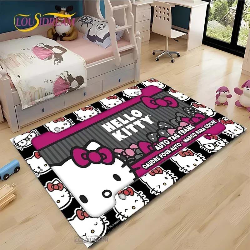 Kuromi Cartoon Anime kawaii Carpet for Living Room Bedroom Cute Rug Kitchen Door Kids Un-slip Floor Mats Alfombra Birthday gift