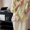 New ArrivalS Open Run Women S Flower Embroidery deSign Shoulder Bag
