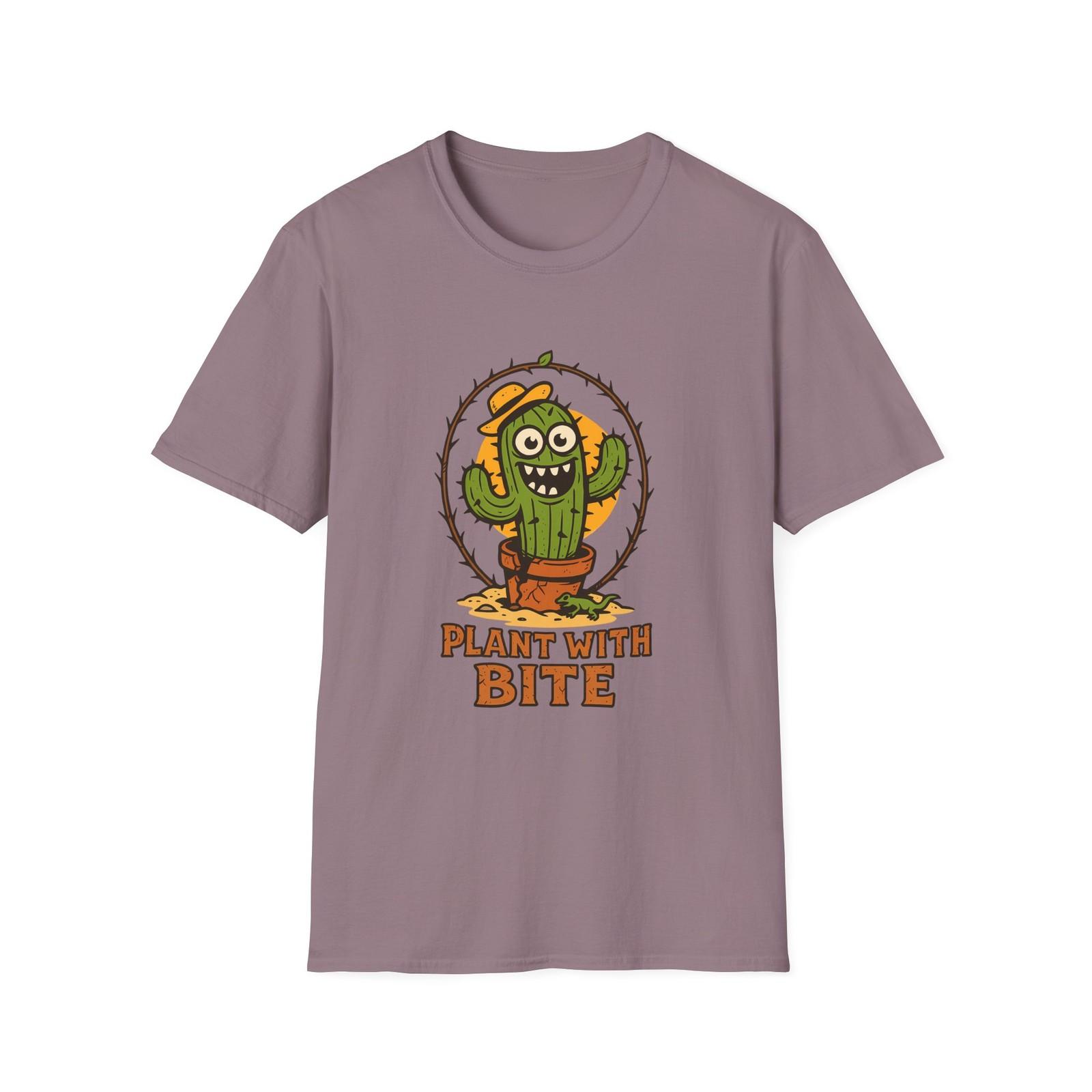 Unisex Softstyle T-Shirt Cactus Monster Desert Creature Southwestern Funny S