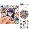 50pcs Genshin Impact Waterproof Sticker Set Venti Xiao Klee Decor For Luggage Cases