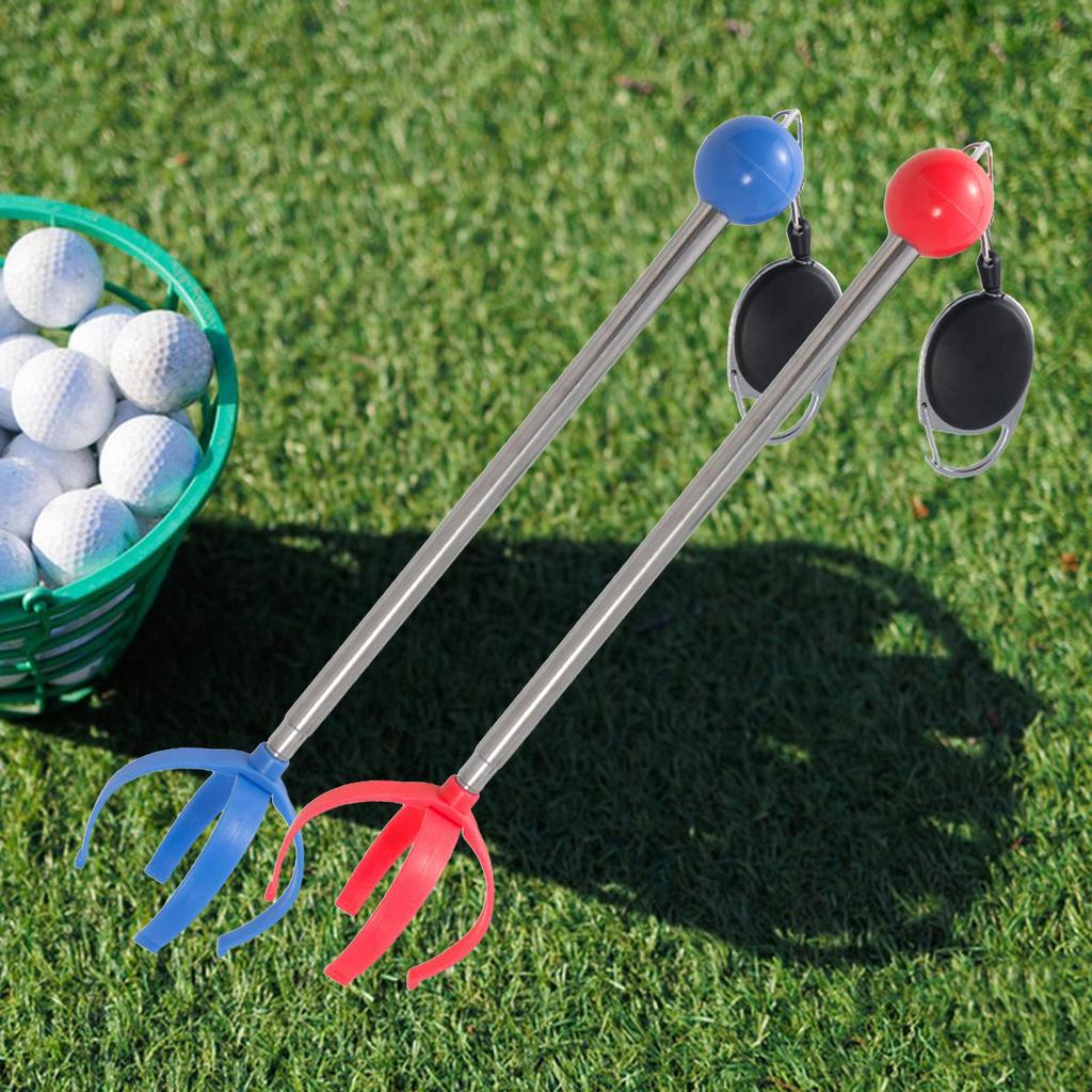 Golf Ball Retriever Telescopic, Park Ball Retriever Tool, Park Golf Grabber Tool, Golf Accessories Golf Gift for Men