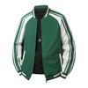 Men's Casual Stand-up Collar Color-blocked Ribbon Men's Casual Jacket Baseball Jacket