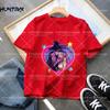 Summer Fashion Movie Kpop Demon Hunters T Shirt Kids Cartoon Anime Clothes Round Neck Basic Boys Tops Casual