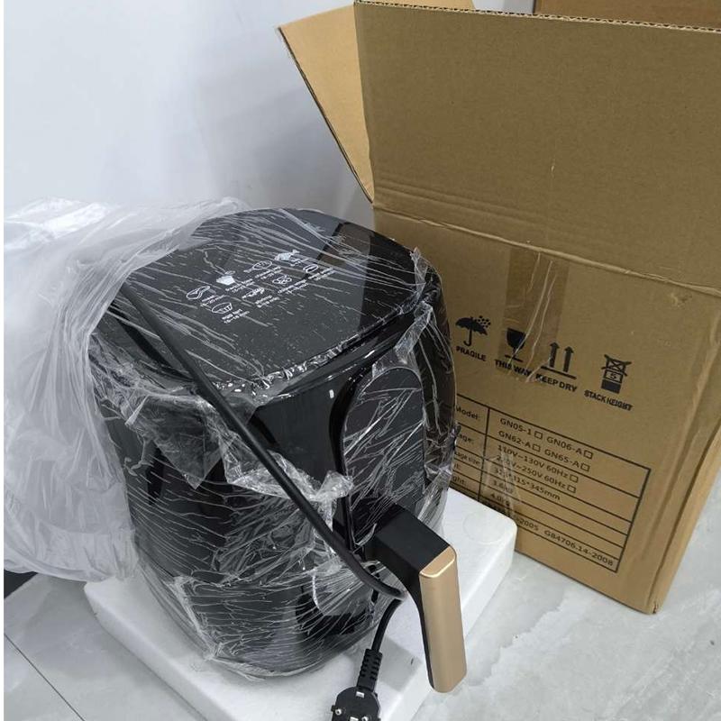 New Electric Deep Air Fryers 6 Liters 1350W Large Capacity Smart Automatic Household Multi-function LED Touchscreen Deep Fryer