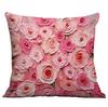 New Flower Pillowcase Imitating Three-dimensional Oil Painting Style Creative Floral Home Living Room Sofa Cushion Pillowcase