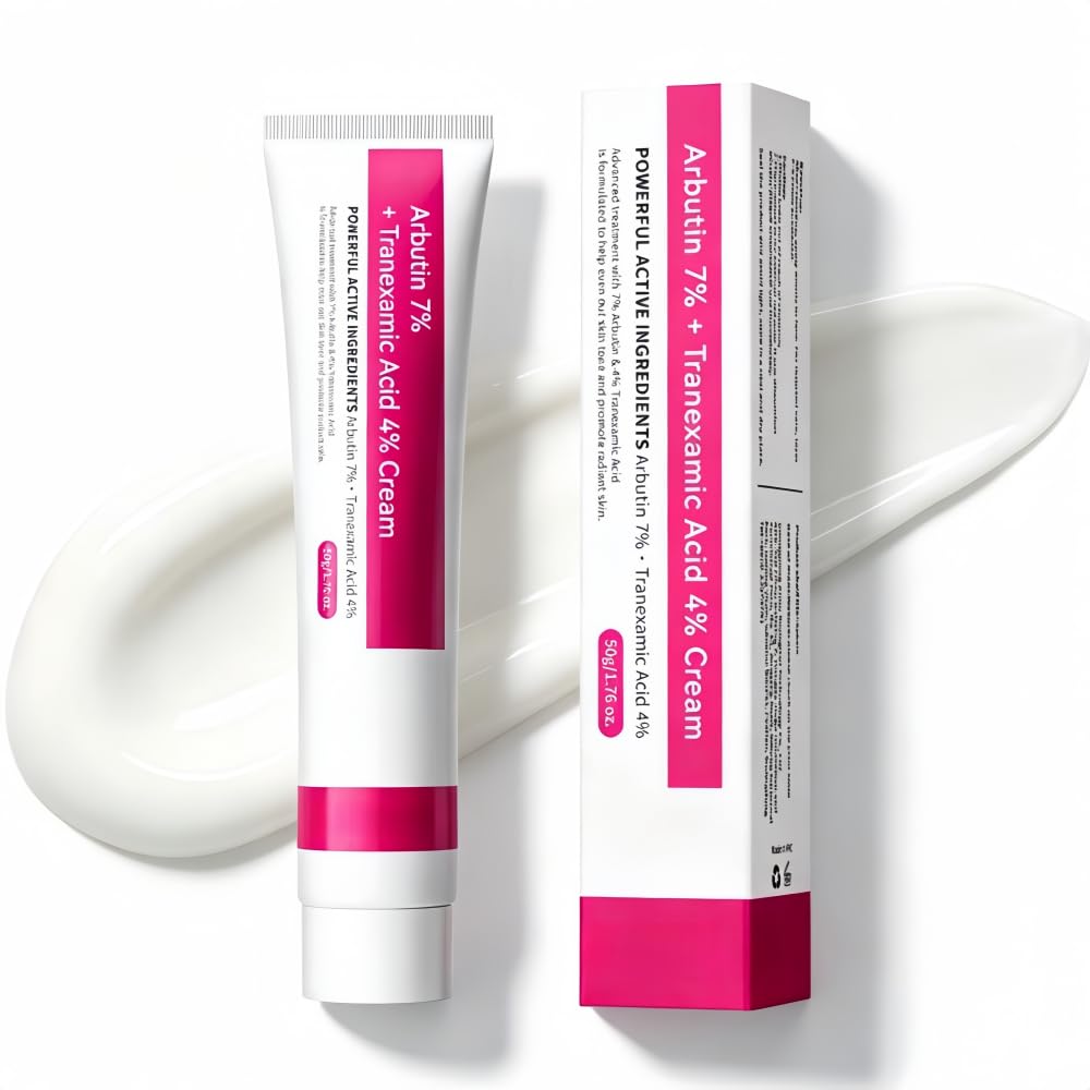 Arbutin Tranexamic Acid Cream Face Cream Moisturizing Beauty Cream with Niacinamide and Hyaluronic Acid 50g Dullness Brightening Suitable for