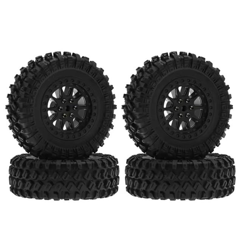 70mm Tire Tyres Wheel For WPL MN B1 B16 B36 B14 B24 C14 C24 C34 D90 MN99S MN45 1/16 RC Car Upgrades Parts
