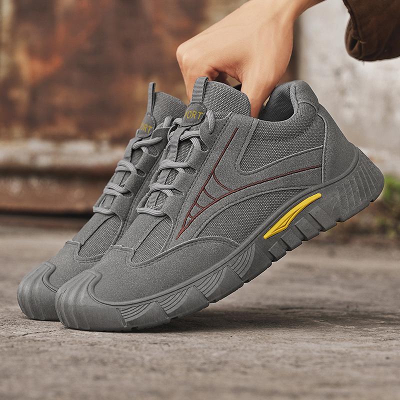 Men's Sports Work Shoes Hiking Shoes Retro Outdoor Casual Shoes Lightweight and Breathable Stylish and Durable Outdoor Sneakers