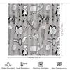 Cute Animal Shower Curtain Forest Deer Fox Rabbit Pattern Bathroom Decor Waterproof Home Textile Room Divider