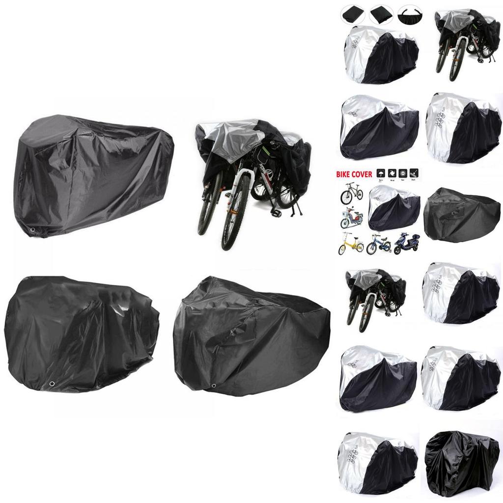 High Density Waterproof Bicycle Cover For Single Double Triple Bikes With Sun Protection