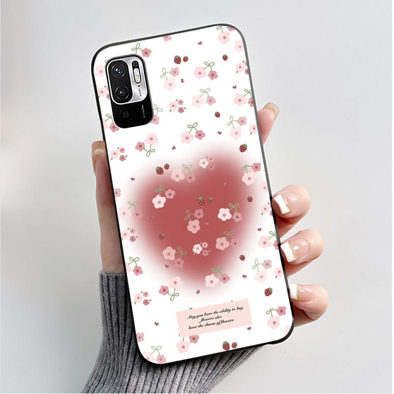 Luxury Fashion Butterfly Flower Case For Redmi Note 10 10T JE Phone Case For Xiaomi Redmi Note10T JE Soft Silicone Cover Casing
