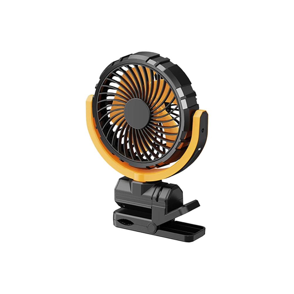 Hipacool Car Cooling Clamp Fan 2000mAh USB Rechargeable Fan Burshless Cooler 900° Rotatable Portable Cooling Tool Car Electronic