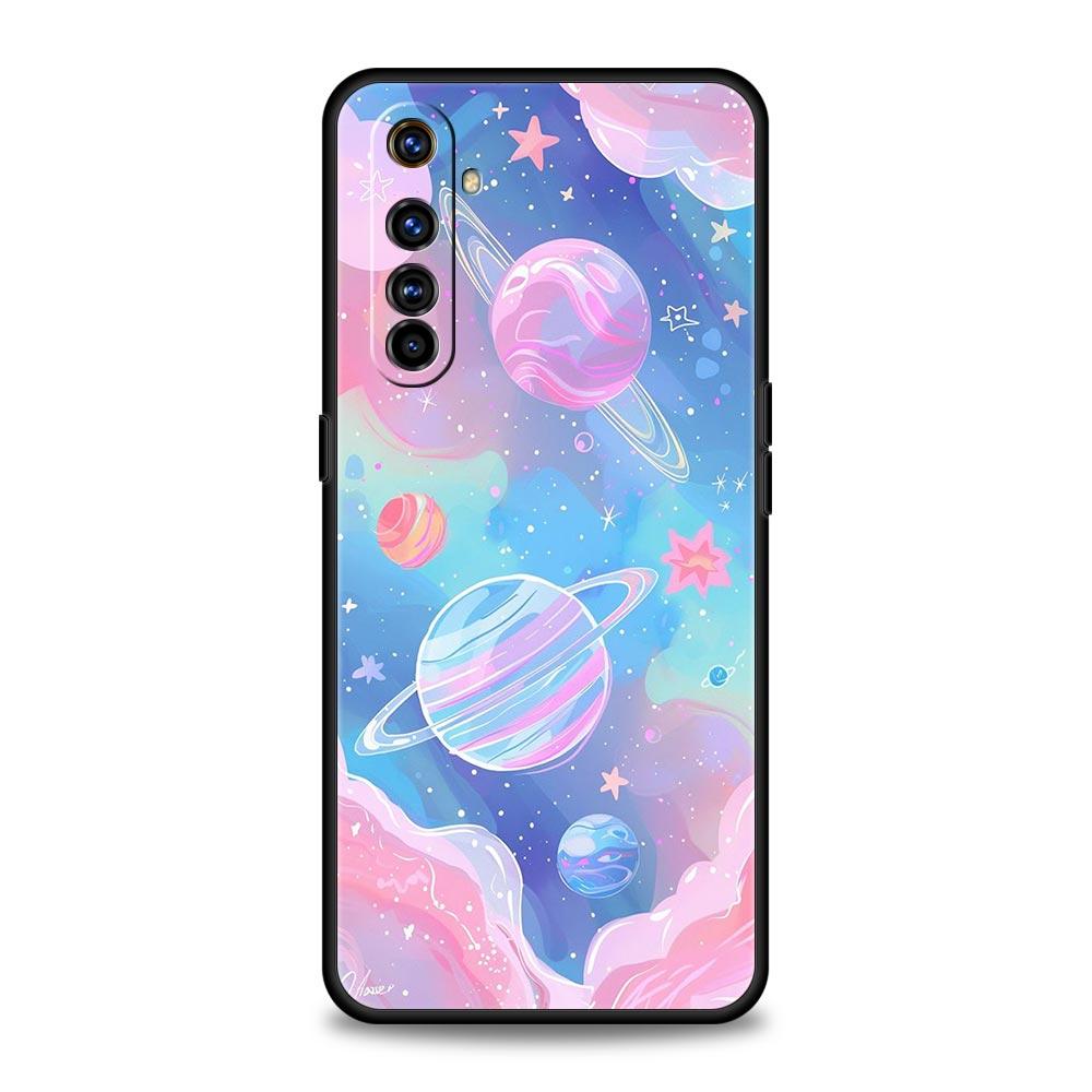 Earth Stars Space Phone Case For Realme 12 11 10 9 8 5G 7 6 GT5 GT3 GT2 Pro Plus C21 C25 C35 For Realme GT Neo 2 3 3T 5 Cover