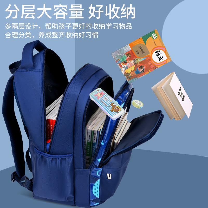 Baby primary school schoolbag, male light leisure children's backpack large capacity student schoolbag