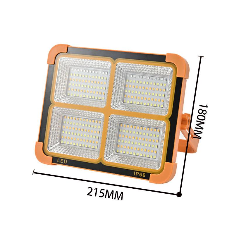 Solar Waterproof Outdoor Lamp Super Bright Emergency Flood Light for Camping