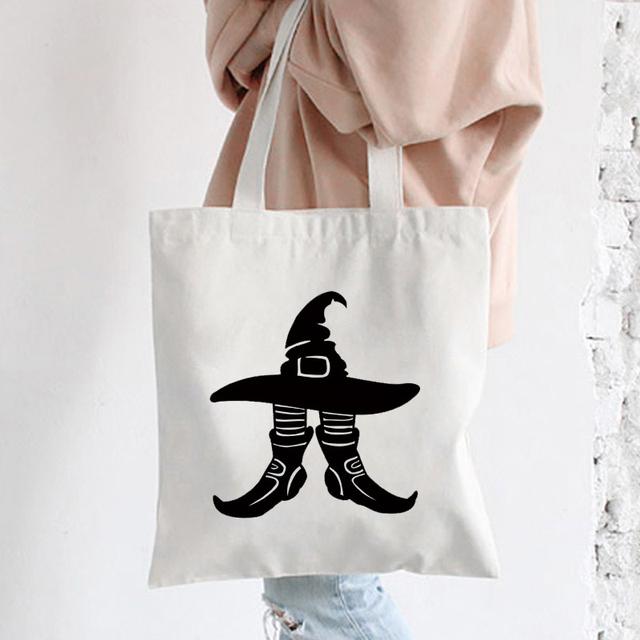 Damska Torba na Ramię Graficzna Torebka Tote na Zakupy Stylowe Torby Kobiety Płótno Casualowa Torba Shopper Plecak Torby Szkolne Nadruk