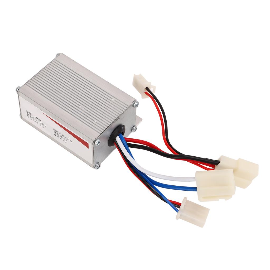12V 250W Motor Speed Controller Brushed with 3 Wires Aluminium Shell Motor Speed Controller Box for