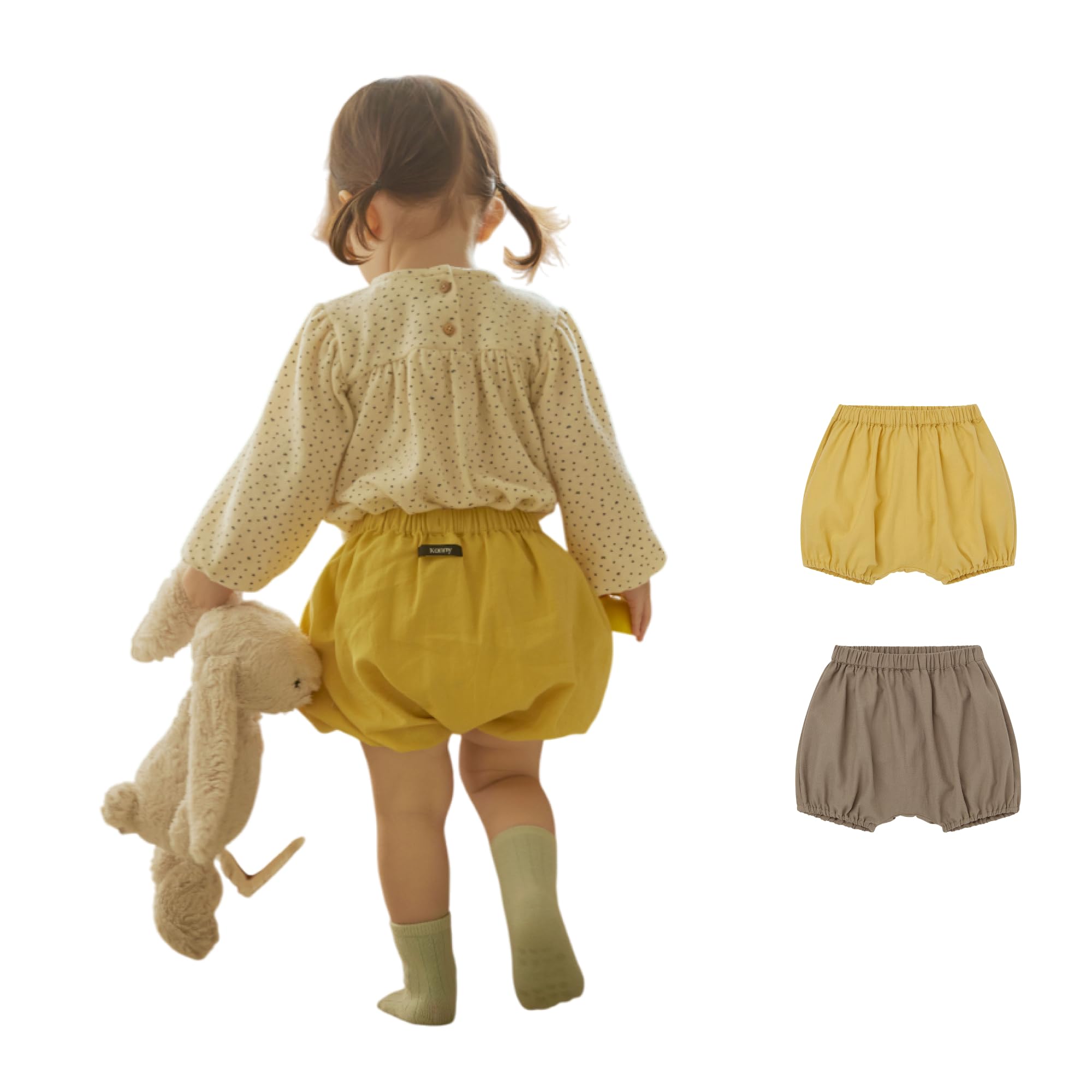 

Набор тыквенных штанов Штаны-баллоны Штаны-фонарики Шаровары Детский низ 6М [Konny] Набор из 2 предметов А-сет (Мокко, Горчичный)