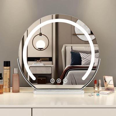 Luxury LED Touchscreen Makeup Mirror with Rotatable Light