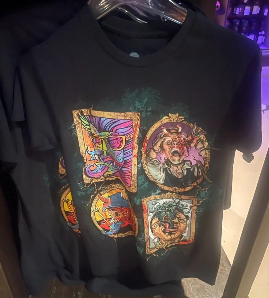 Универсальный Орландо Хэллоуинские Ночи Ужасов HHN 2025 Футболка из Художественной Серии Унисекс Футболка XL