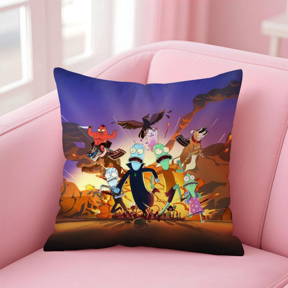 Solar O-Opposites Cushion Cover Comfortable Reversible Pillow Cover Ideal for Car Sofa Bedroom & Beyond