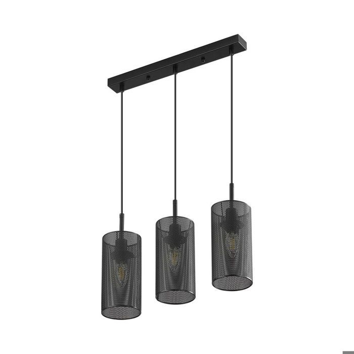 Decorative Pendant Light 3xE14 23W IP20 – Black