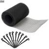 1 Roll Anti-clogging Gutter Guard Flexible PP Multifunctional Drain Protector Adjustable Mesh Netting for Home