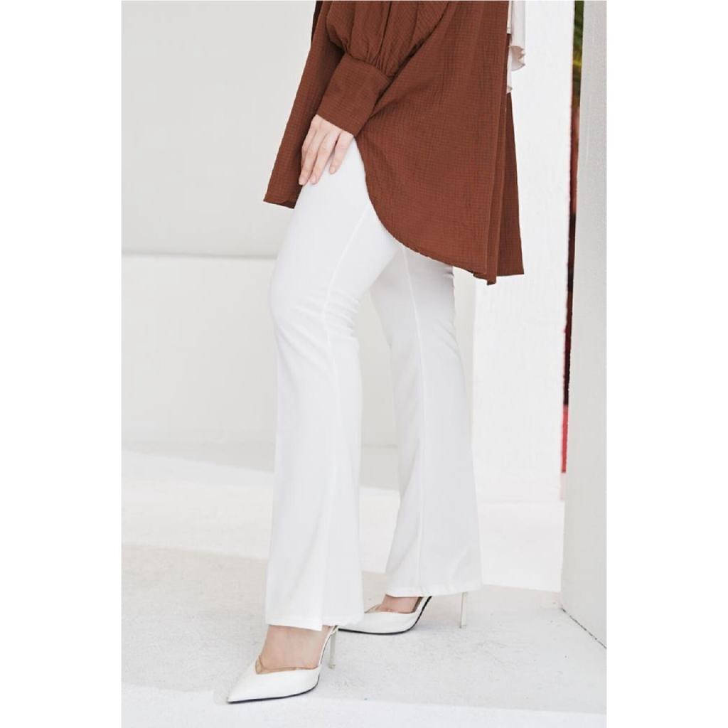 206 Spanish Leg Fabric Trousers