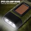 Hand Crank Dynamo Traditional Design for Outdoor Camping Mountaineering LED Flashlight Portable Torch Lantern Solar Power Tent Light