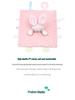 BBSKY Baby Animal Plush Toy: Cartoon Soothing Towel & Silicone Teether Rattle