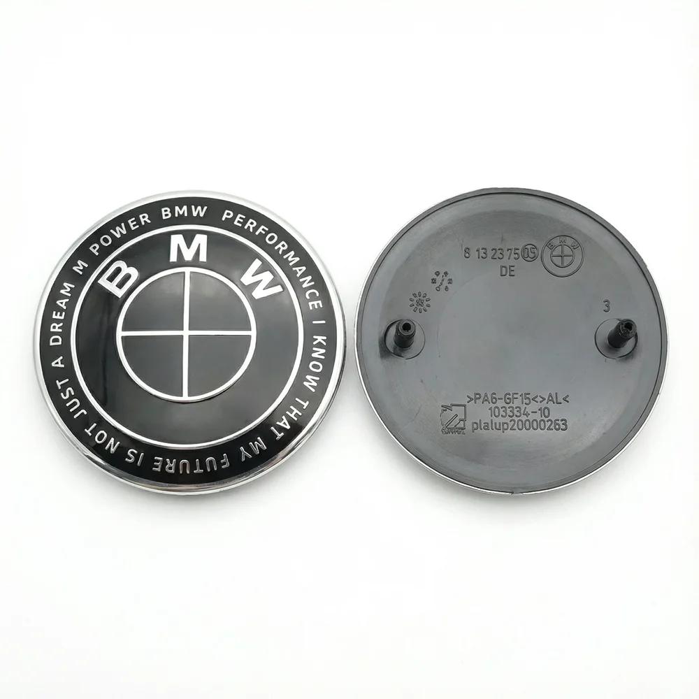 2026 Hot AAA 1PC Sticker Emblem 82mm 74mm Hood Front Rear Trunk Logo Bmw E36 F20 E91 E53 E46 E39 E38 E90 E60 X1 X3 X5 X6 X7