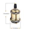 2 Pack E27 Edison Pendant Light Socket Vintage Industrial Hanging Lamp Holder For DIY Decorative Lighting Fixtures